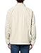 BOSS Twill Cargo Pocket Zip Up Overshirt,Oat Cream,L