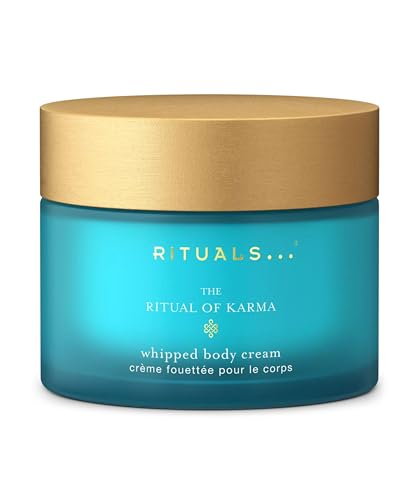 RITUALS The Ritual of Karma Crema Corporal Hidratante con Aroma de Verano, con Flor de Loto y Té Blanco, Hidratación calmante para una piel suave y radiante, fragancia energizante, 220 ml