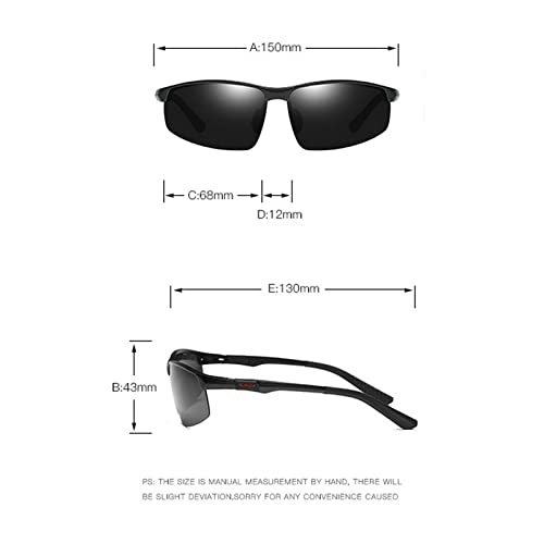 Mincl Full Frame Polarized Reader Sunglasses For Men And Women, Wrap Around Sports Sun Reading Glasses Uv Protection thumb #5