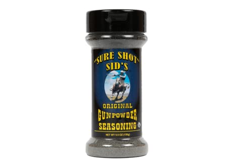 Sure Shot Sid’s Gunpowder Seasoning - 5.5 oz, Famous Bbq Rub Powder Grill Seasoning for Beef, Steak Meat, All-Purpose Seasoning Blend Dry Rub for Grilling image 2