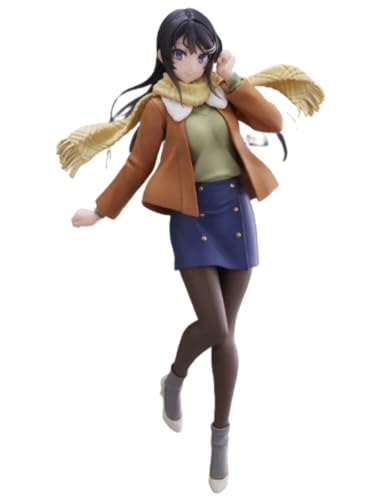 Taito Rascal Does Not Dream of A Dreaming Girl: Mai Sakurajima Coreful Figure (Winter Wear Version)