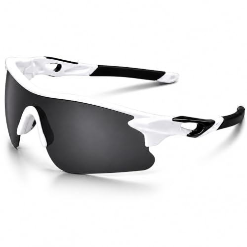 Image of Zynic Mens Stylish Sports Polarized Sunglasses with Case| UV400 Protection Classic Wrap Around Googles |Sports Shades for Driving,Cyclining Outdoor & Travel