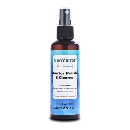 Nan Yante Guitar Polish and Cleaner - All in One Instrument Maintenance Spray for Acoustic...
