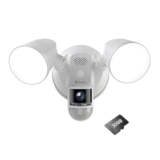 4K Floodlight Security Camera with Night Vision