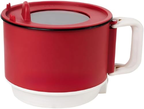 Citybaby 一人用電気炊飯器 1.6L。こぼれや焦げ付きを防ぐガラス蓋付き。ラーメン、ご飯、炒め物、天ぷら、煮込み料理など、様々な調理が可能な多機能電気炊飯器。折りたたみ式ハンドルで収納も簡単。一人用でも二人用でもお使いいただけます。 (B,蒸し器な