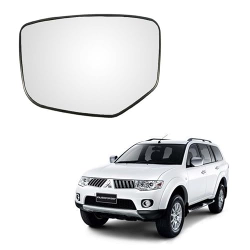 Image of MACZO - orvm Left Side Rear View Mirror Glass Tukdi Sub Mirror Plate Mitshubishi Pajero Sport Type-1 Model