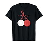Martenitsa Rot Weiße Bulgarische Frühjahrs Tradition T-Shirt