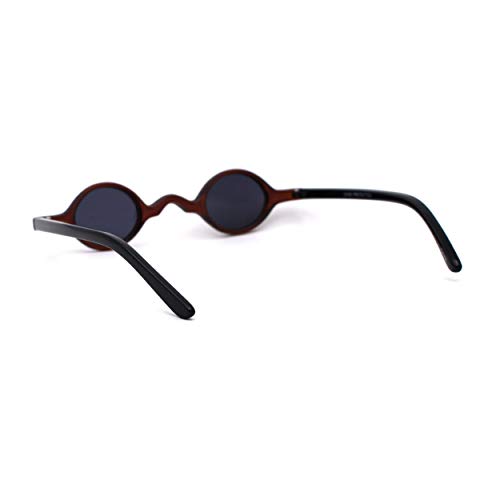 Mens Unique Tiny Round Circle Lens Hippie Pimp Plastic Sunglasses4