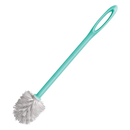 Spotzero by Milton Round Toilet Brush (Aqua Green,Pack of 1 piece)
