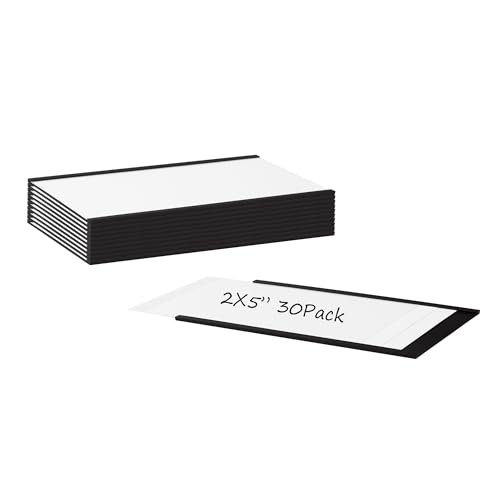Image of Realth Magnetic Label Holder 30 Packs 50MM X 127MM
