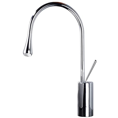 Mitigeur lavabo salle de bain laiton chrome grand luxe goutte