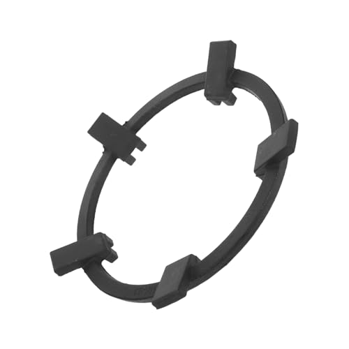 Veemoon Placa De Hierro Fundido Rejilla De Estufa Fundida Soporte Metalico Para Woks Soporte Para Estufa De Gas Accesorios De Cocina Riser De Estufa De Gas De Hierro Fundido Negro Planchar