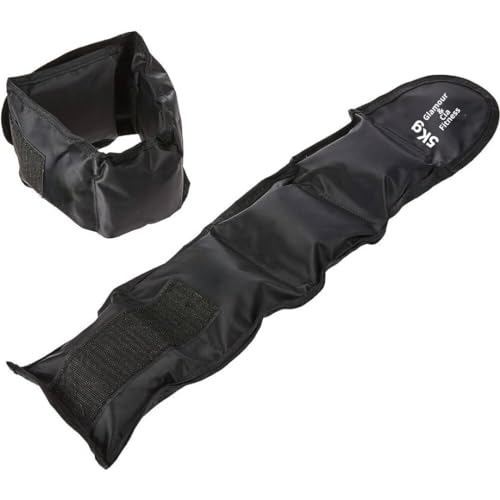 Par Caneleira Tornozeleira De Peso 5kg Para Treino Fitness De Academia Musculação Agachamento