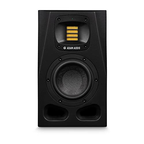 Adam Audio A4V 2-Way Studio Monitor (Pair) Bundle Sub8 8-Inch Studio Subwoofer, 25Ft Xlr (2-Pack) And Xlr To 1/4-Inch Trs Cables (2-Pack) (7 Items) #TOP1