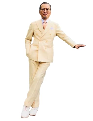 Costume deux pièces Kromoc veste croisée double boutonnage et pantalon habillé homme