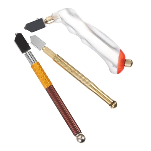 SEWOART 3pcs Glass Cutter Manual Tile Cutter Tile Class Cutter Tile Cutting Tool Tile Cutter Hand Tool Tile Cutters Cutter for Mirror Home Accessories Tile Divider Bottle Cutter Aluminum