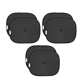 Tantra Car Sun Shade for Side Windows (Black) Pack of 6