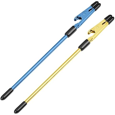 Mission Gallery Set of 2 Bracelet Helper Tool - Fastener Helper Tool for Bracelet, Necklace, Jewelry, Watch - Blue, Gold Cover