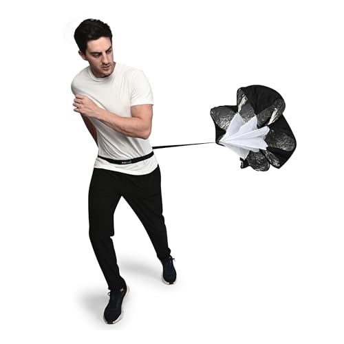 Fitcozi Speed Chute | Running, Strength and Agility Training Resistance Speed Parachute | 48 inch | in Carry Bag