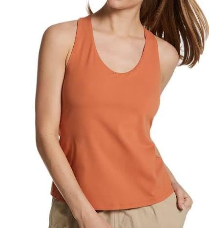 Patagonia Canotta Donna Maipo, Colore Sienna Clay, Taglia XS, Stile Racerback