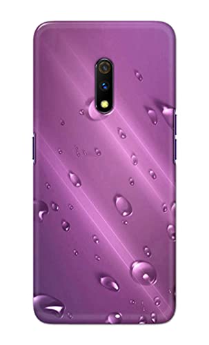Image of PRINTFIDAA Water Bubbles in Lilac Background Printed Designer Hard Back Case Cover for Realme X /Oppo K3, RMX1901 -(SF) MVN1005