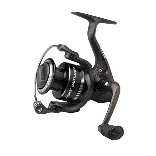 DAM Quick Impulse 4QF Angelrolle, Spinnrollen, Allround-Angeln, Unisex, Schwarz, 4000S, FD