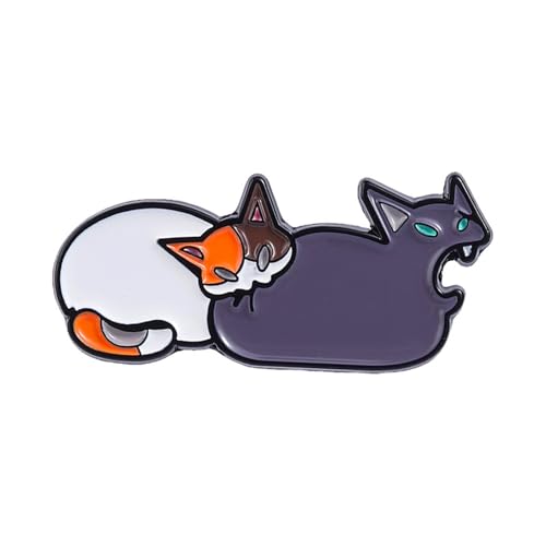 Image of Cute Enamel Pins Cartoon Lapel Pin Brooch Badge for Backpack Jackets Funny Tiger Pins for Gift Anime Enamel Pin for Clothing Hat Decoration