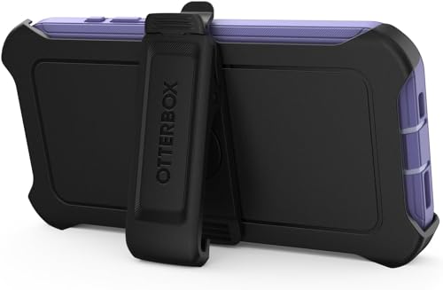 OtterBox iPhone 15 Pro (Only) - Defender Series Case - Mountain Majesty (Purple) - Screenless - Rugged & Durable - with Port Protection - Holster Clip Includes - Non-Retail Packaging