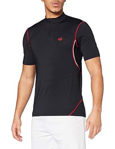 Ultrasport Advanced Herren Funktionsshirt für Sport und Freizeit, Schwarz/Rot, L Ultrasport Advanced Herren Funktionsshirt für Sport und Freizeit, Schwarz/Rot, L