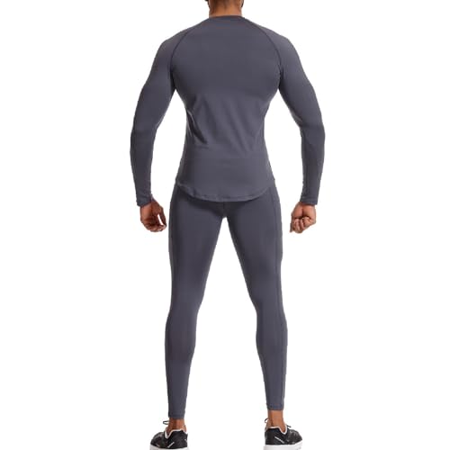 Ensemble de sous-vêtements de compression thermique pour le jogging - 2