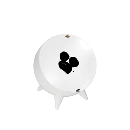 Lonyiabbi Ferrofluid Sound Visualizer, Rhythm Lamp, Ferrofluid Dancing to The Beat of The Music, Symbiont in a Bottle, Perfect for Gaming?Not a Speaker (White)