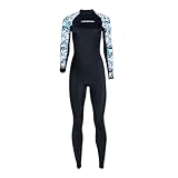 MERISHOPP™ Women Wetsuit Long Sleeve Quick Dry Wet Suit for Surfing Water Sports Diving S Black|Sporting Goods|Water Sports|Wetsuits & Drysuits|Wetsuits|Women