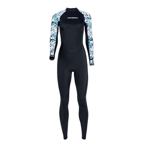 Traje de neopreno para mujer, manga larga, secado rápido, para surf, deportes acuáticos, buceo, talla XXL, color negro