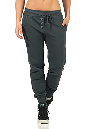 DANAEST Damen Sporthose lang (623) (XL / 42, A-Grau)