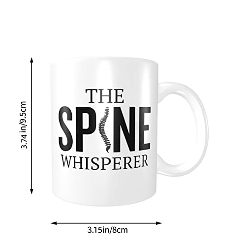 Divertida quiropráctica taza quiropráctica idea de regalo The Spine Whisperer,Whitecups taza de café taza de té - Imagen 5