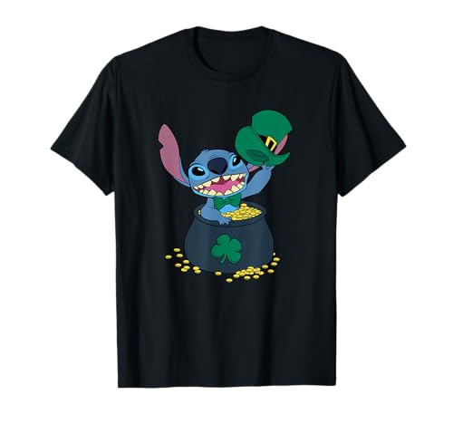 T-shirt Stitch Disney cadeau Saint-Patrick pour collectionneur