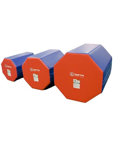 Tumbl Trak Octagon Tumbler, 30in x 30in x 36in, Primary Rainbow