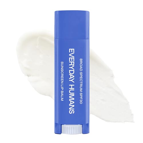 Everyday Humans SPF30 Sunscreen Lip Balm Sun Glide, UVA/UVB Protection, Hydrating, Smooth Dry Lips | Untinted, Mint Flavor