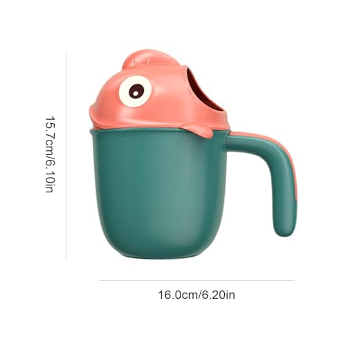 Gobelet de rinçage pour shampoing,Tasse de shampoing Creative - Safe Shower Shampoo Bathing Flush Protection Tool for Baby Toddler Kids Bath Bathing for Kids – Image 5