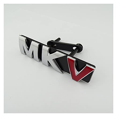 DEMANDER Auto badge geschikt voor MKV Grill auto embleem MK5 Auto-logo MKV Achterste bootsticker voor auto (Color Name… - Image 3