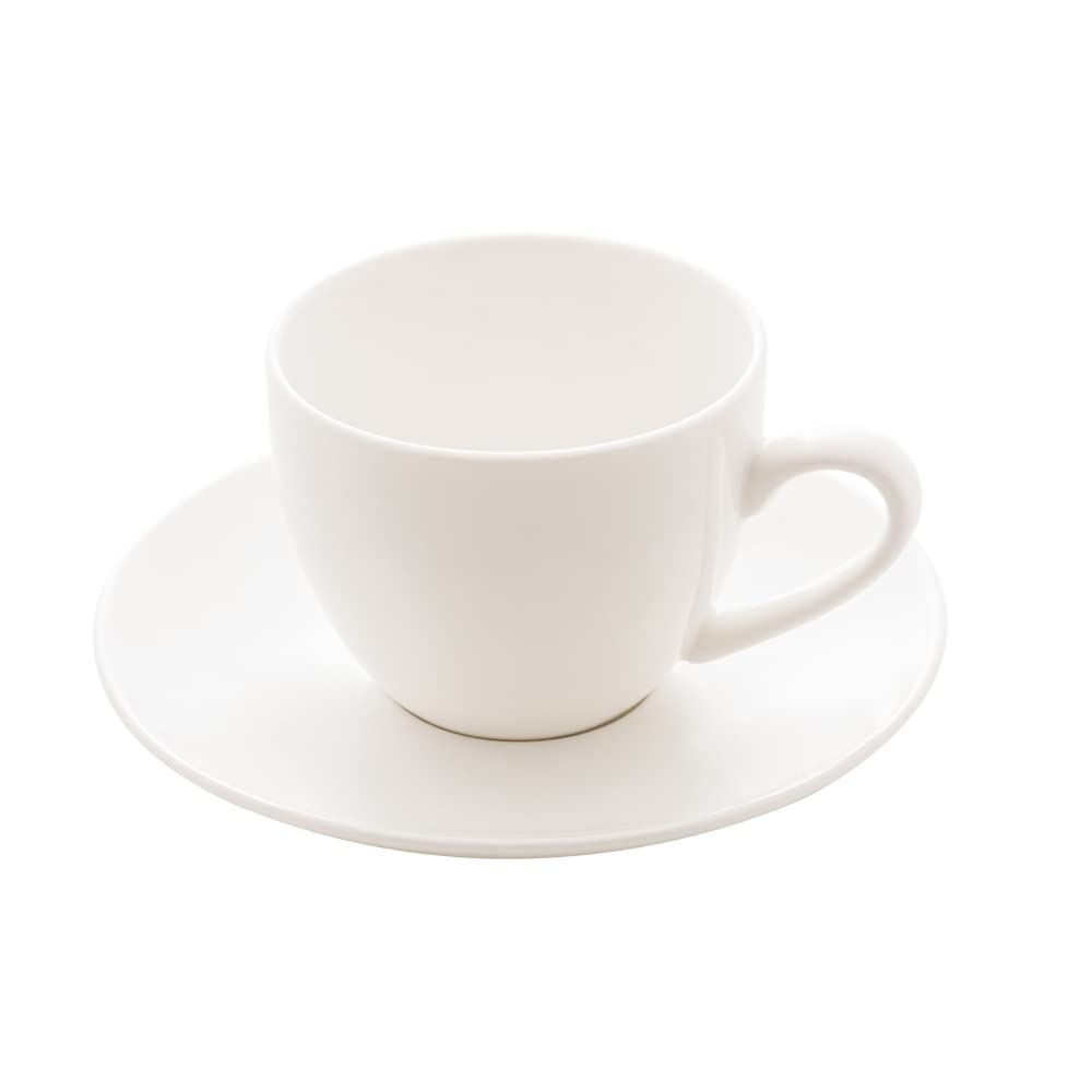 LYOR - Xícara de Café de Porcelana com Pires Clean100ml