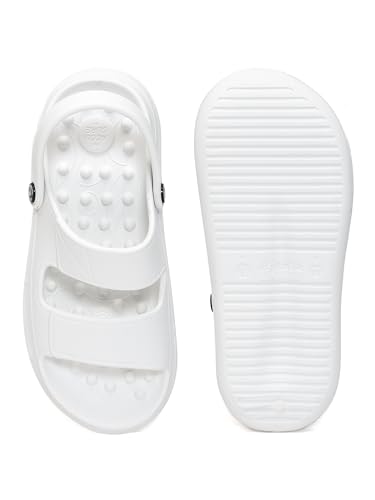 Image of Impakto Accupressure Slip-On Sandals for Men with Back Strap | Lightweight Soft Cushion Massage Footbed Slides | Slipper for Indoor & Outdoor