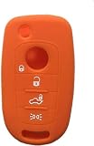 Custodia per chiave in silicone Custodia per chiave con serratura per auto, per Fiat Toro Tipo Fredson Cronos Egea 500X, Custodia protettiva per telecomando per auto