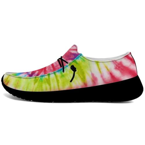 Quorax Loafers for Women Men Tie Dye Slip-on Shoes Casual Walking Shoes Gifts for Men Women2