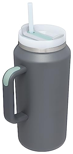Image of STANLEY Quencher H2.0 Tumbler with Handle & Straw 64 oz | Flowstate 3-Position Lid | Large Capacity for Travel & Sports | Insulated Stainless Steel Cup | BPA-Free | Charcoal