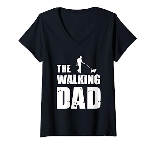 Womens Dog Pug Dog Owners Gift V-Neck T-Shirt