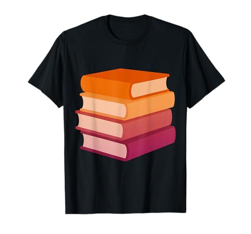 Subtile Lesbian Pride Flag-Bücher T-Shirt