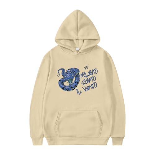 Sweat à capuche imprimé coupe confortable pull chaud hiver en polaire