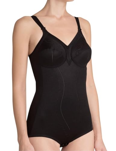 Colore: NERO Triumph Donna Doreen + Cotton 01 BS, Bodysuits, BLACK, 5