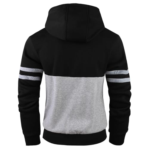 Image of OHSNMAKSL Hoodies for Men sherpa Warm Fleece Hoodie Jacket Sweatshirt Full Zip Sport Workout Coats